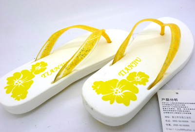 2013新款夏季凉拖鞋-白底夹脚天久系列 