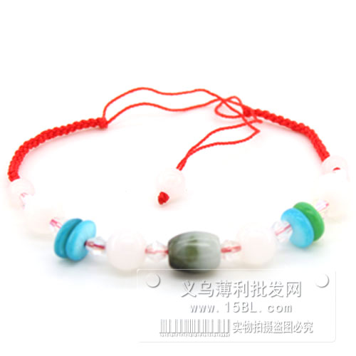 幸运红绳 红绳手绳 转运发财红绳 手工编织