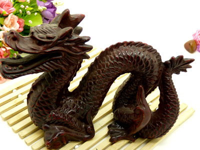 红木龙 十二生肖 风水摆件 红木工艺品 家居装饰品 礼品/红木龙