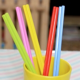 五彩筷子 创意彩色筷子 五彩餐具 创意餐具 5种颜色 5彩筷子 彩牦牛筷