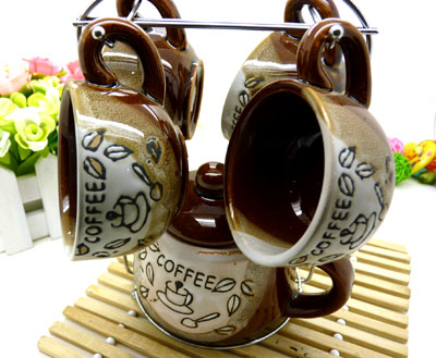 高档茶具 茶壶 茶杯 陶瓷茶具 /A510陶瓷壶