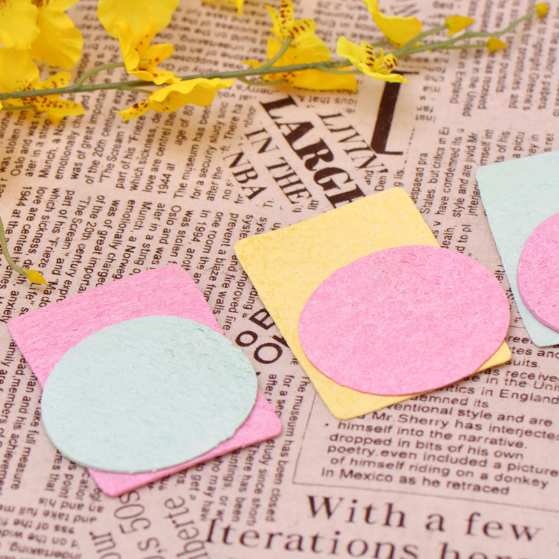 美妆工具-压缩海绵洁面粉扑（2枚装）