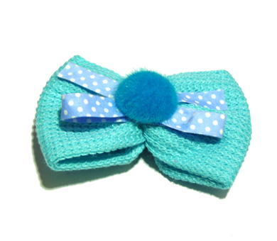 韩版蝴蝶结发饰蝴蝶结压夹最畅销针织蝴蝶结压夹