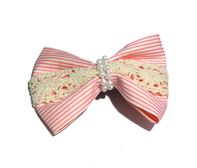 韩版蝴蝶结发饰蝴蝶结压夹最畅销针织蝴蝶结压夹