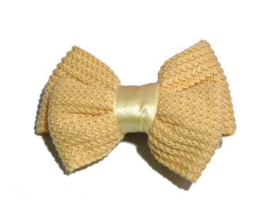 新款百搭甜美可爱珍珠水钻雪纺蝴蝶结压夹边夹头饰