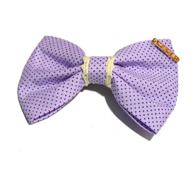 新款百搭甜美可爱珍珠水钻雪纺蝴蝶结压夹边夹头饰