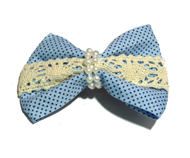 韩版蝴蝶结发饰蝴蝶结压夹最畅销针织蝴蝶结压夹