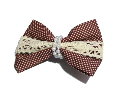 韩版蝴蝶结发饰蝴蝶结压夹最畅销针织蝴蝶结压夹