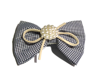 韩版创意蝴蝶结发饰蝴蝶结压夹最畅销针织蝴蝶结压夹