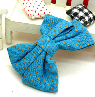 韩国新款 布艺大蝴蝶结压夹 发夹 顶夹 边夹 头夹----压夹