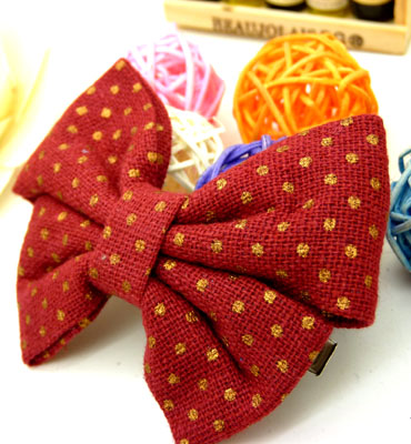 韩国新款 布艺大蝴蝶结压夹 发夹 顶夹 边夹 头夹----压夹