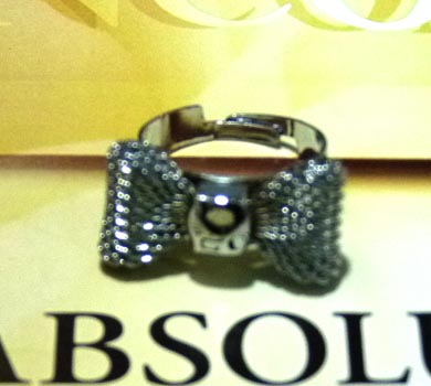 韩国蝴蝶结明星戒指（蝴蝶版）