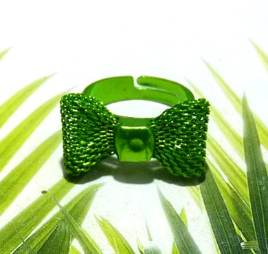 韩国蝴蝶结明星戒指（蝴蝶版）