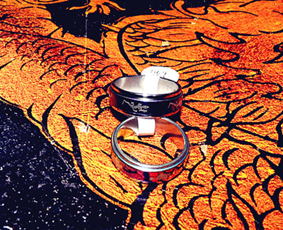 时尚新款魔力转运戒指（戒指表面可以转动）