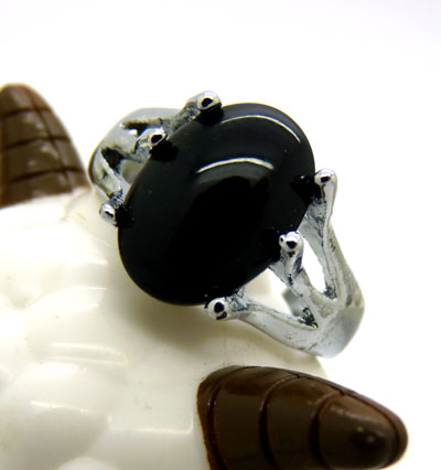 时尚韩版 男士戒指  银饰品 永不退色持久保色 仿真镶钻水晶戒指