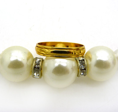 久不掉色镀黄金戒指满天星戒指金戒指 男女士黄金戒指-2