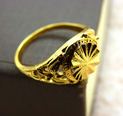 特价 18K黄金戒指 男女款黄金满天星戒指转运星戒指 女士戒指 3号