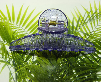 精美水晶质感亮星爪夹