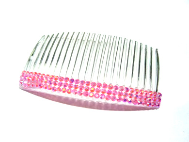 时尚三排水钻梳夹