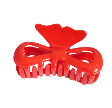 新款时尚蝶尾篓空爪夹