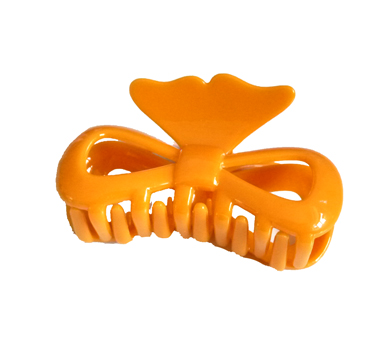 新款时尚蝶尾篓空爪夹