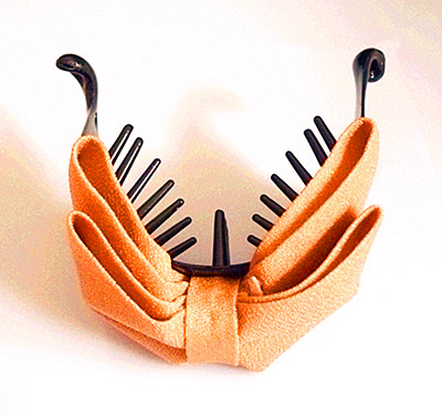 五彩缤纷布艺蝴蝶之恋/香蕉夹