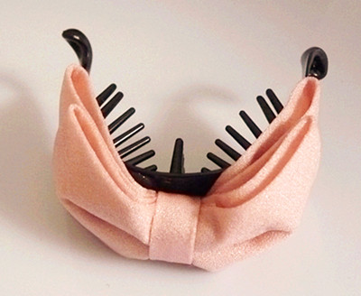 五彩缤纷布艺蝴蝶之恋/香蕉夹