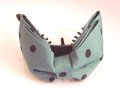 五彩缤纷布艺花点蝴蝶之恋/香蕉夹