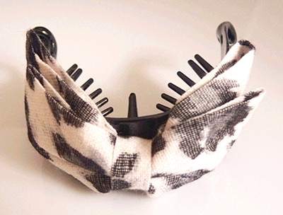 五彩缤纷布艺豹花蝴蝶之恋/香蕉夹