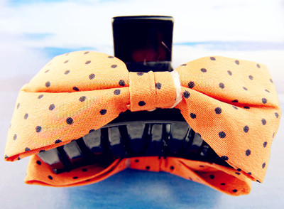 五彩缤纷布艺花点蝴蝶之恋/爪夹