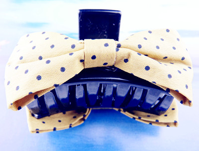 五彩缤纷布艺花点蝴蝶之恋/爪夹