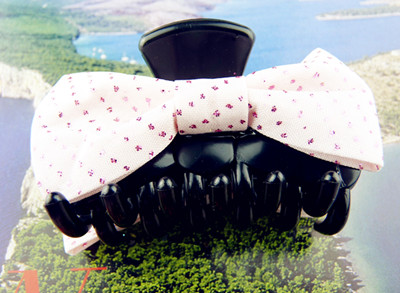 五彩缤纷布艺花点蝴蝶之恋/爪夹