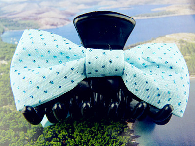 五彩缤纷布艺花点蝴蝶之恋/爪夹