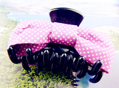 五彩缤纷布艺花点蝴蝶之恋/爪夹