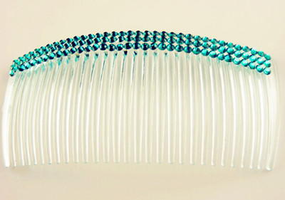 靓丽满钻流行水晶透明梳夹