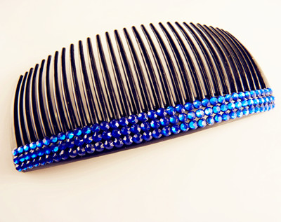 时尚满钻流行古典黑色梳夹