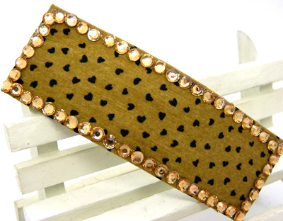 时尚精美头饰发夹 镶钻边夹 复古魅力发饰 点钻压夹