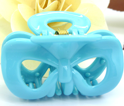 韩国发饰头饰亚克力空心蝴蝶结爪夹大爪子发夹