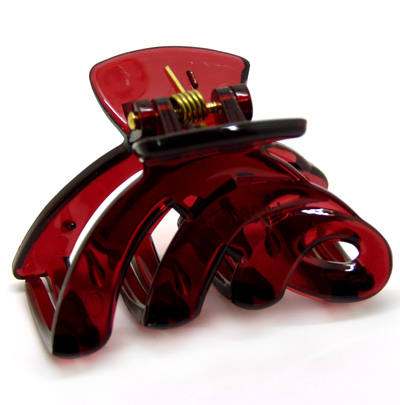 头饰大抓夹时尚中号发抓马尾大夹子头饰简约花边