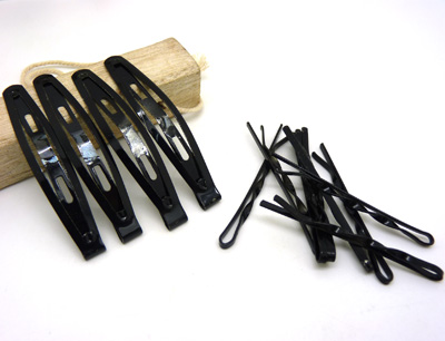 一字夹 复古BB夹边夹 发夹对夹顶夹 发饰头饰盘发必备