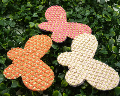 韩版可爱蕾丝蝴蝶结刘海贴魔法贴发贴可爱韩国发饰头饰