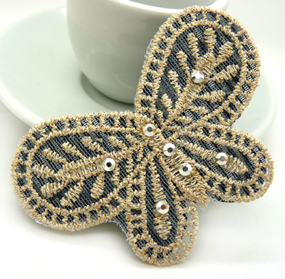 日韩新品 新奇特盘发工具 可爱蝴蝶刘海贴 造型贴 魔法贴 万能贴