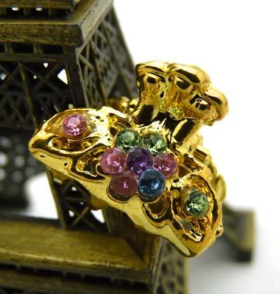 时尚合金小爪子 爪夹发抓水钻抓夹 韩国饰品 蝴蝶结发饰头饰