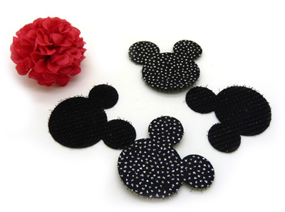 韩国时尚流行发饰可爱卡通刘海贴 蝴蝶结发贴爱心无痕贴 -魔法帖（4片装）