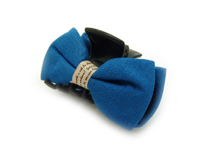 韩版时尚新款发饰 纯手工缎带蝴蝶结抓夹发抓 布艺发夹原创头饰 -爪夹