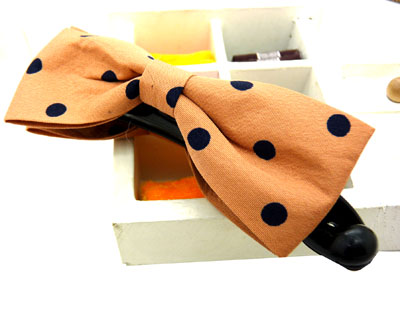 2013韩版竖夹香蕉夹印花蝴蝶结花点发饰头饰品发夹发卡秋冬 香蕉夹