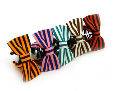 韩国韩版蝴蝶结发饰  潮流香蕉夹 马尾夹马尾扣 -布艺香蕉夹