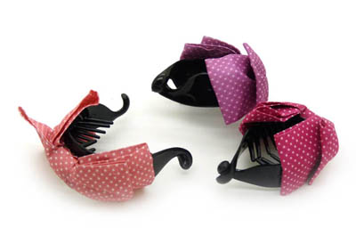 韩国韩版蝴蝶结发饰  潮流香蕉夹 马尾夹马尾扣 -布艺香蕉夹