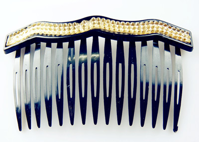 奢华式时尚珍珠点钻时尚精美发梳