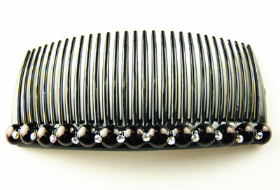 奢华式时尚珍珠点钻时尚精美发梳